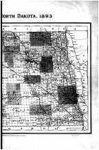 North Dakota State Map - Right, Grand Forks County 1893